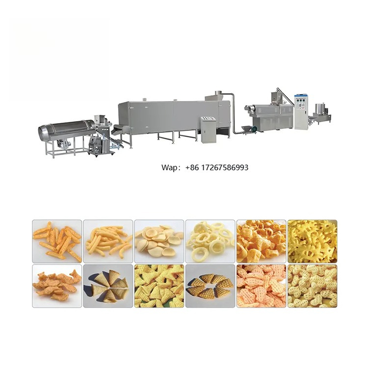 Food Snacks To Make - Línea de producción inflada de harina