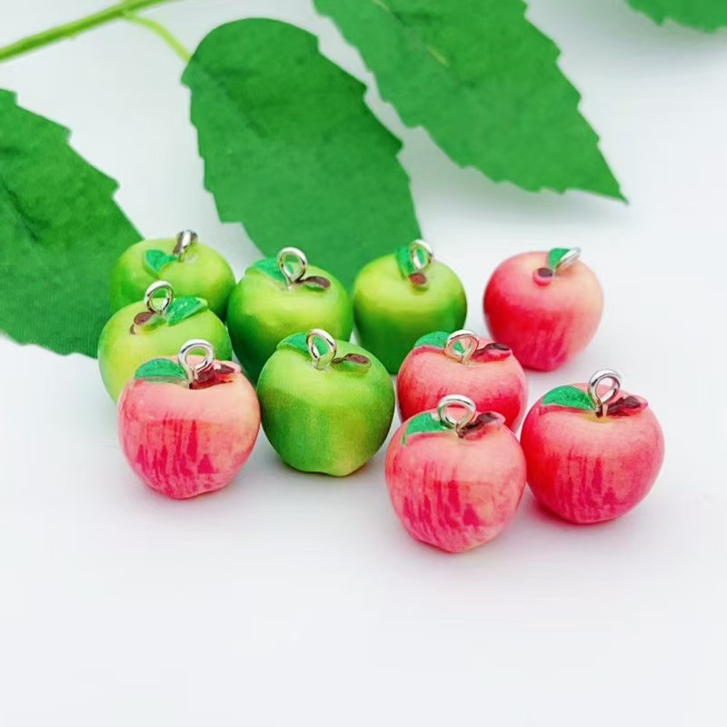Food & Snacks Coloring - 10 Piezas de Manzanas en Miniatura