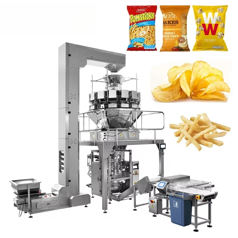 Dry Food Snacks - Máquina de Envasado Vertical con Pesadora