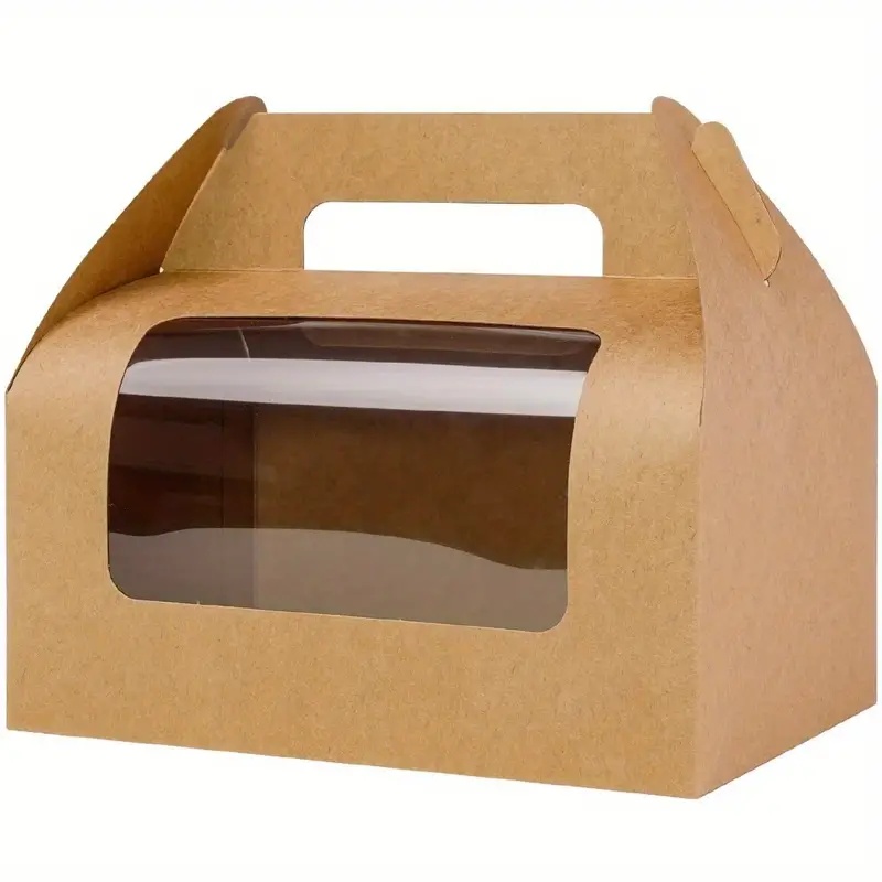 Food Like Snacks - Caja de regalo transparente con ventana,