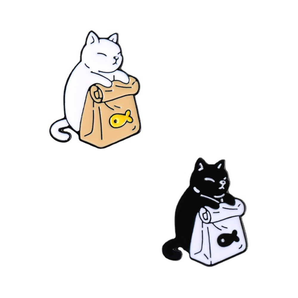 Food Snacks That Are Black - Lindo gato blanco y negro Animal