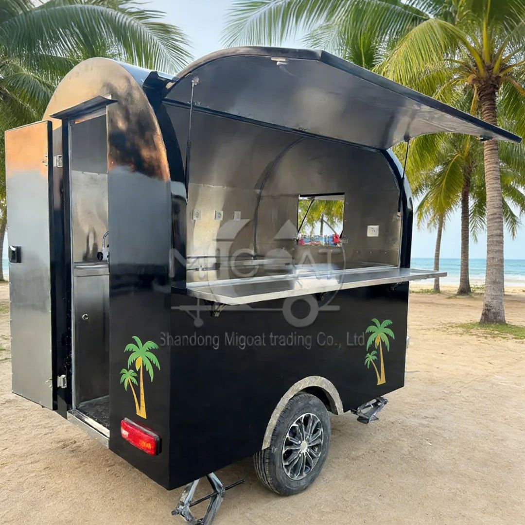 Carrito de Comida Móvil Redond - Food Snacks That Are Black reseña y precio