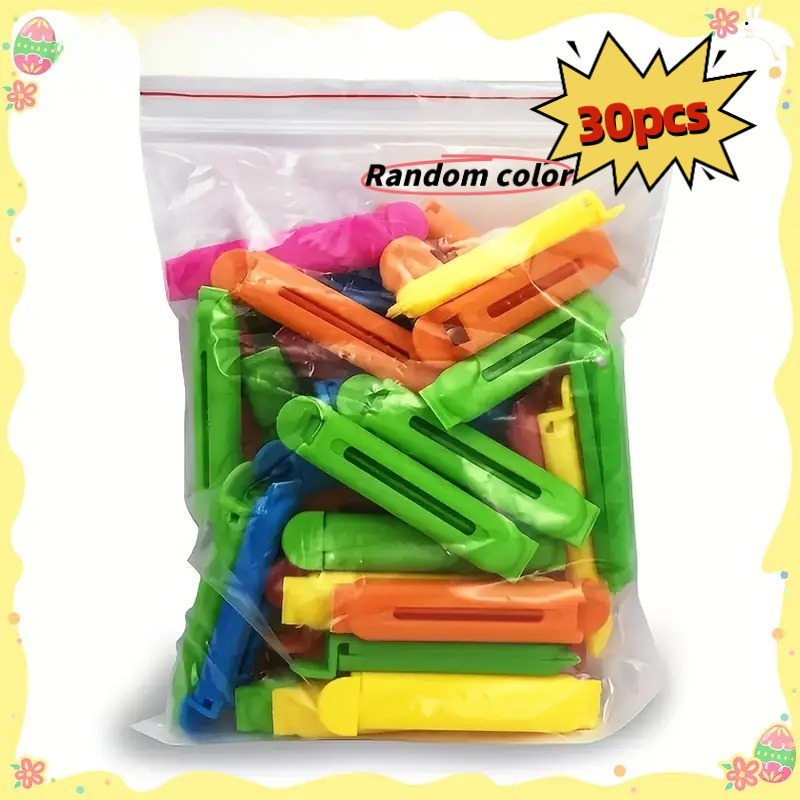 30 clips multicolores para sel - Dry Food Snacks reseña y precio