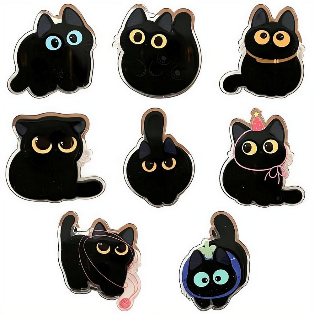 Clips de Sellado Acrílicos con - Food Snacks That Are Black reseña y precio
