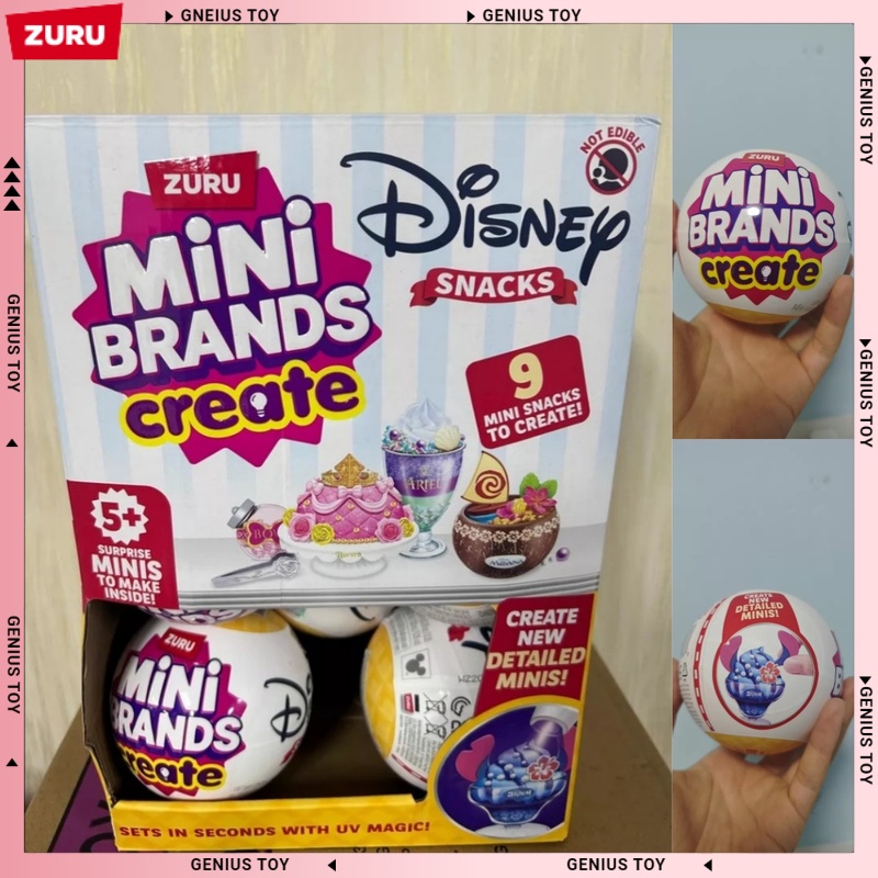 ZURU Mini Brands Serie Create  - Food Snacks Brands reseña y precio