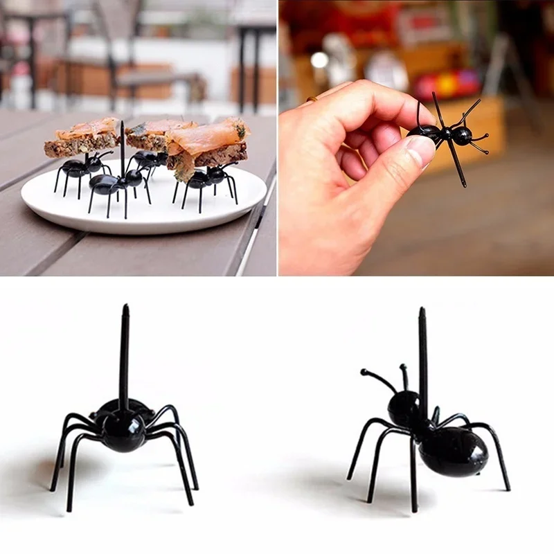 112 unids/set hormigas negras  - Food Snacks That Are Black reseña y precio