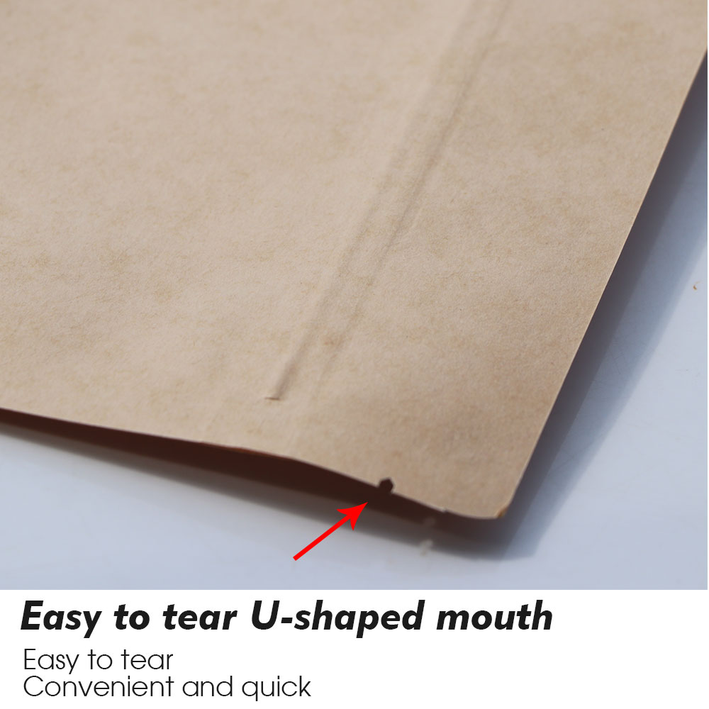 Bolsas de papel Kraft con cier - Food Day Snacks reseña y precio