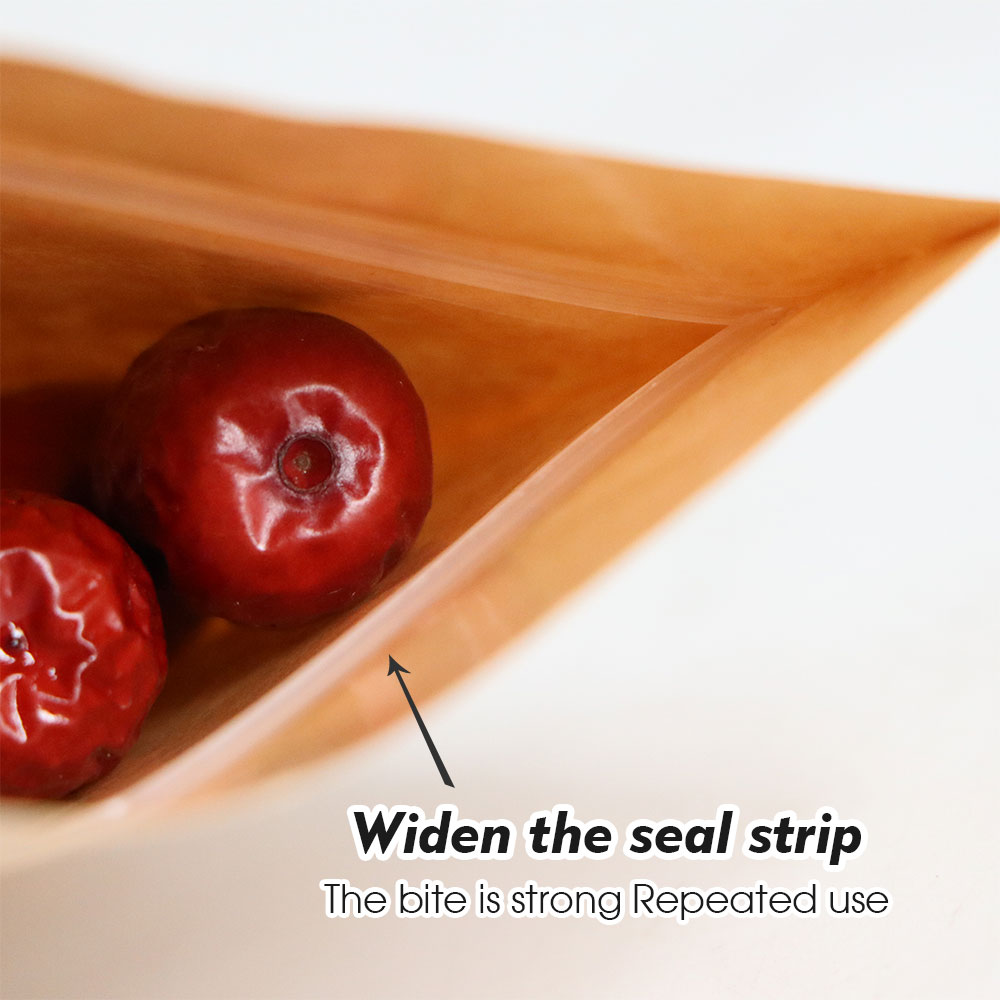 Bolsas de papel Kraft con cier - Food Day Snacks reseña y precio