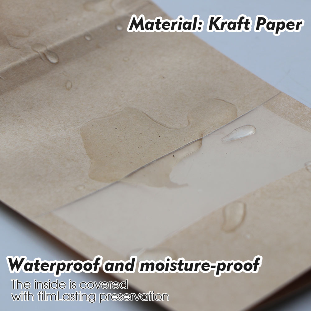 Bolsas de papel Kraft con cier - Food Day Snacks reseña y precio