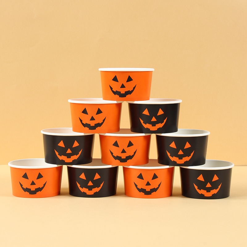 10/30/50 Uds. Tazones de papel - Food Snacks That Are Black reseña y precio
