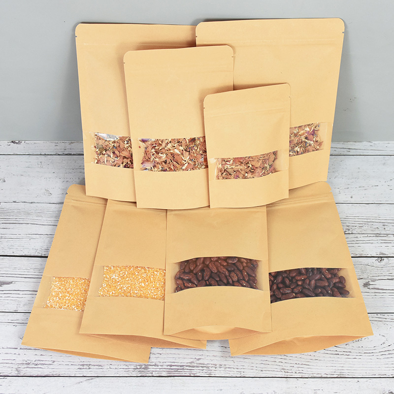 Bolsas de papel Kraft con cier - Food Day Snacks reseña y precio