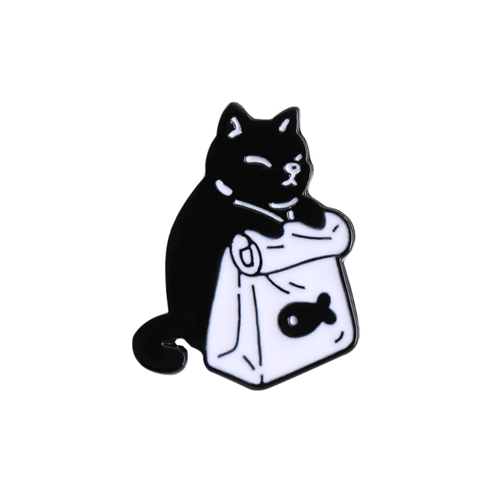 Lindo gato blanco y negro Anim - Food Snacks That Are Black reseña y precio