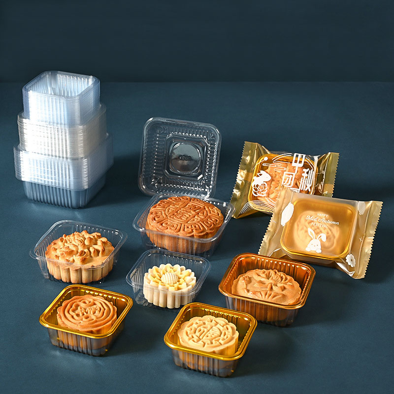 Mooncake-bandeja de plástico p - Food Like Snacks reseña y precio